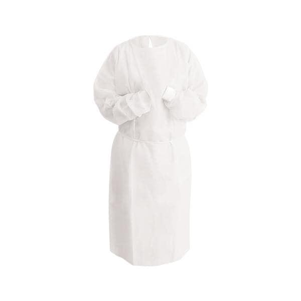 Unipack Isolation Gown SMS Regular White 50/Ca product image