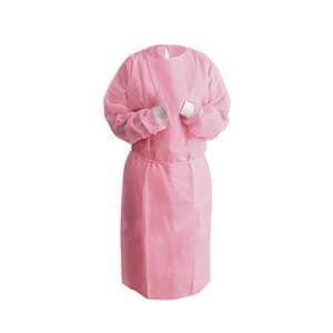 Unipack Isolation Gown SMS Regular Pink 50/Ca
