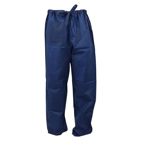 Scrub Pant Spunbonded Polypropylene Large Dark Blue 10/Bg, 5 BG/CA