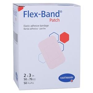 Flex-Band Adhesive Bandage Fabric 2x3" Flesh Sterile 50/Bx