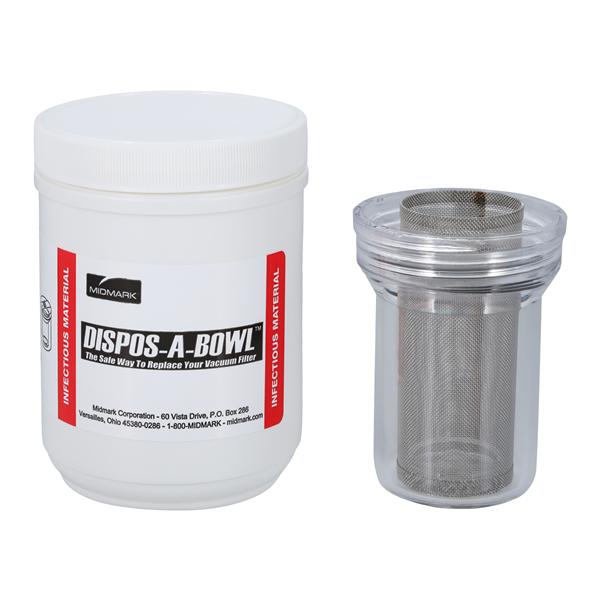 Dispos-A-Bowl Vacuum Filter 0.75 in 12/Pk product image