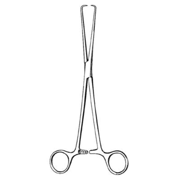 Schroeder Tenaculum Forcep Straight 9-1/2" Stainless Steel Non-Sterile EA