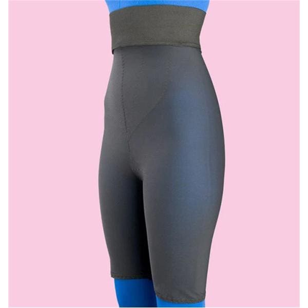 Compression Girdle Above Knee/High Waist Small Black