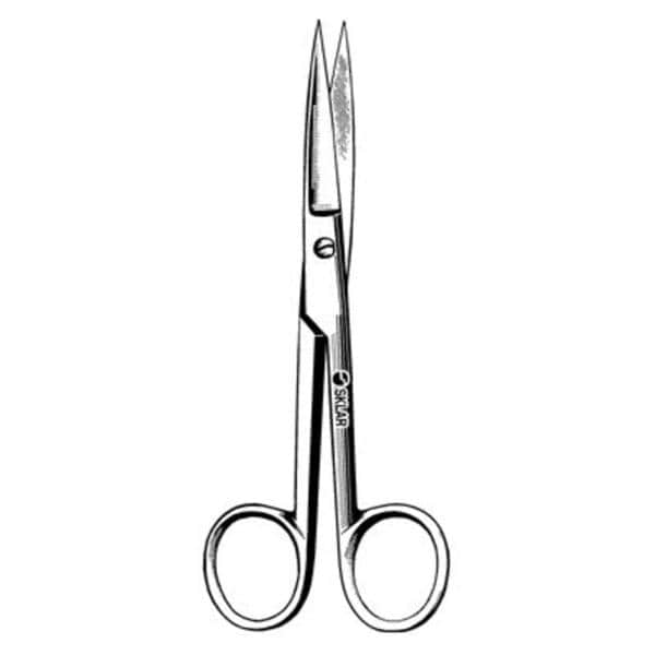 Operating Scissors Straight 5" Stainless Steel Non-Sterile Reusable Ea