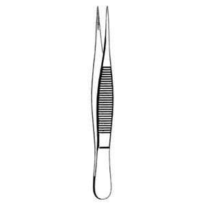 Merit Plain Splinter Forcep Straight 4-1/2" Stainless Steel Ea