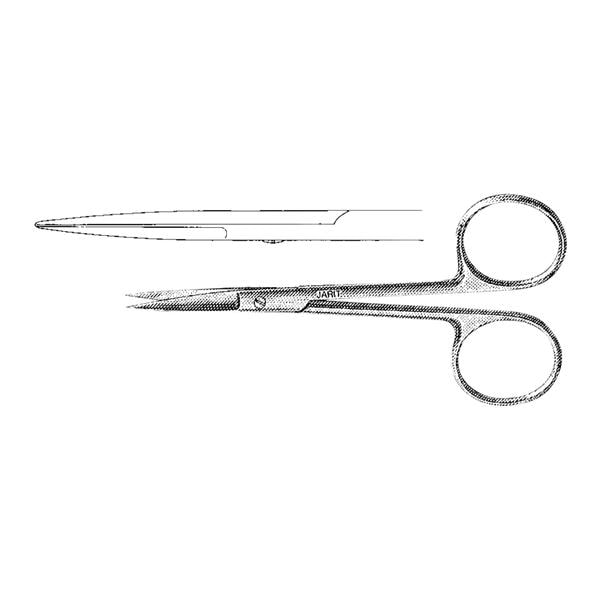 Iris Scissors Straight 4" Stainless Steel Ea