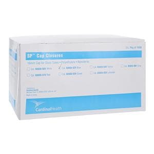 S/P Ezee-Topper Snap Closure Cap LDPE Blue 1000/Pk, 10 PK/CA
