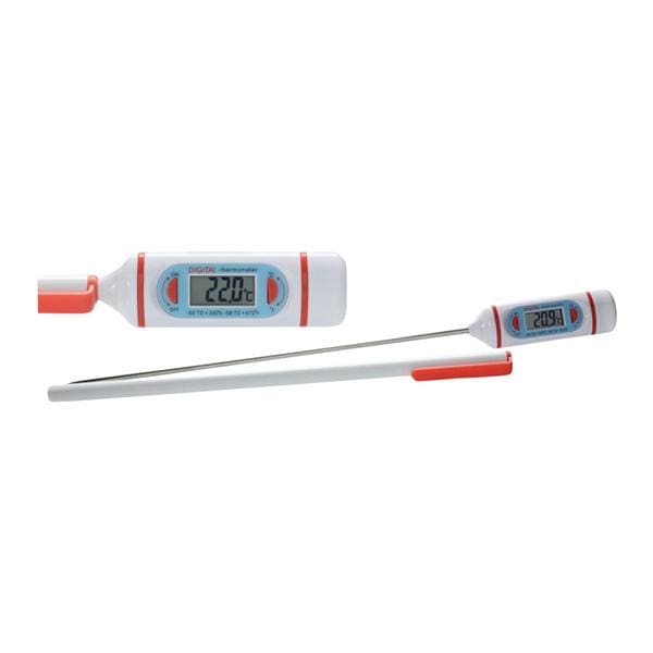 Long Stem Thermometer -50 to 300°C 1/Ea