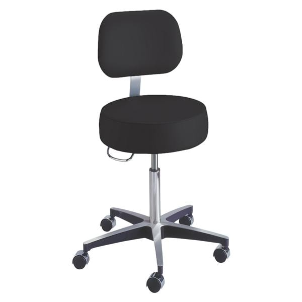 C11001B Series Exam Stool Black 250lb Capacity