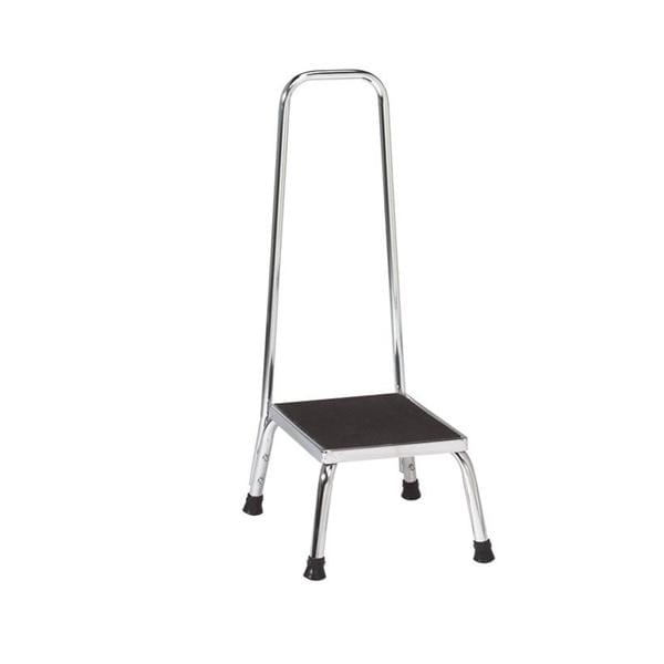 Step Stool Chrome 4 Leg 1/Ea
