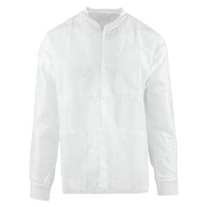 Premium Lab Jacket 3 Layer SMS Large White 10/Pk