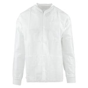Premium Lab Jacket 3 Layer SMS Small White 10/Pk, 10 PK/CA