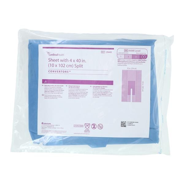 Convertors Tiburon 92x120" Sterile Sheet Drape Fenestrated