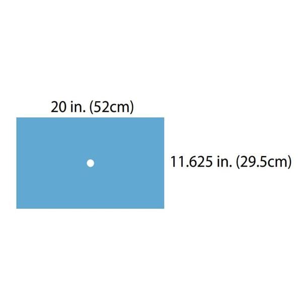 20"x11.6" Sterile Circumcision Drape Fenestrated