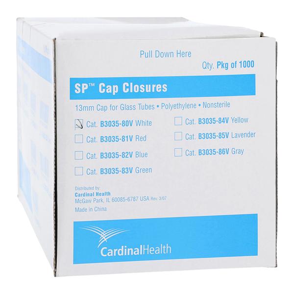 S/P Ezee-Topper Snap Closure Cap LDPE White 1000/Pk, 10 PK/CA