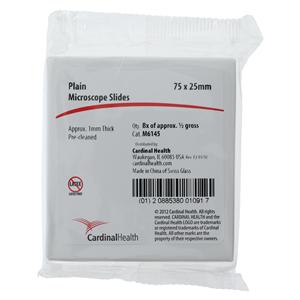 Plain Microscope Slide 3x1" Clear 72/Pk