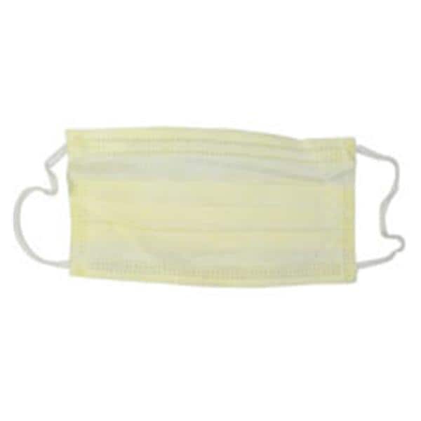 Secure-Gard Isolation Mask ASTM Level 1 Yellow 50/Bx, 10 BX/CA