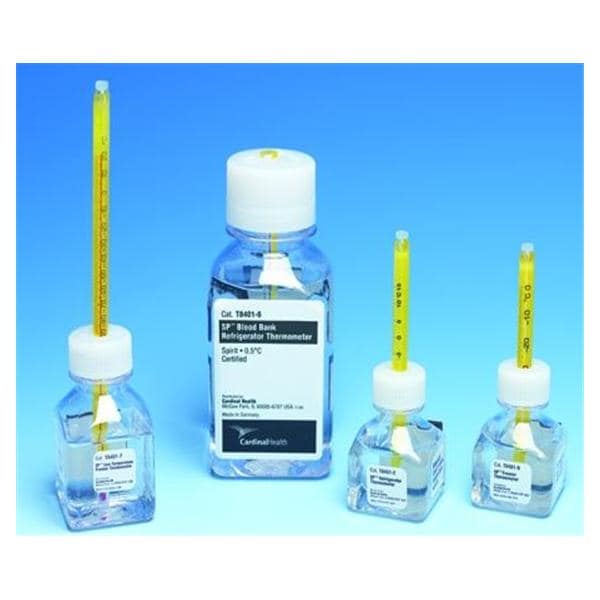 ACCU-SAFE Laboratory Thermometer 30mL -15 to 15C Ea