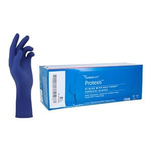 Protexis PI Neu-Thera Synthetic Polyisoprene Surgical Gloves 8.5 Blue 50/Bx, 4 BX/CA
