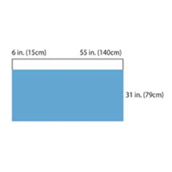 Leggings InView Non-Fenestrated 3-3/4x55" X-Long Clear Sterile 20Pr/Ca