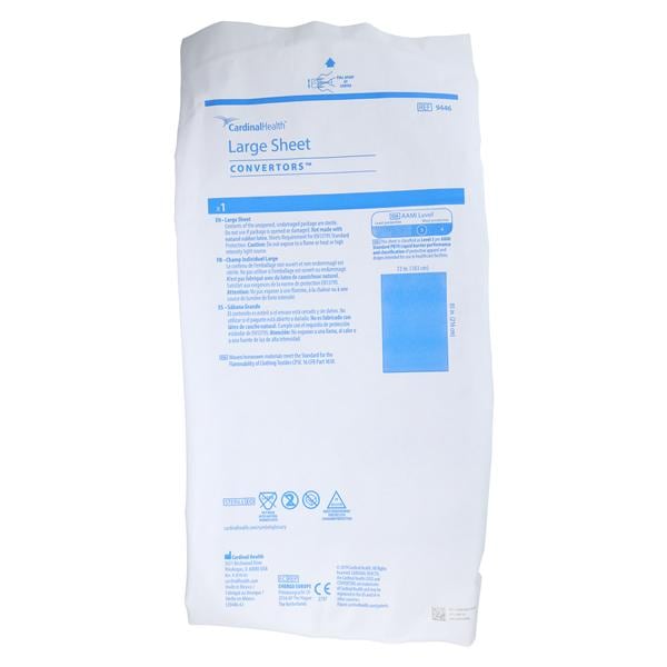 Convertors Tiburon 72x98" Sterile Sheet Drape Non-Fenestrated