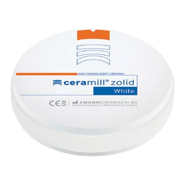 Ceramill Zolid Zirconia Disc White 98x20 Ea product image