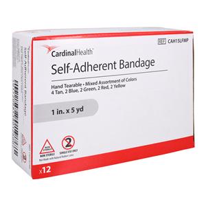 Bandage Elastic 1"x5yd Colorpack Non-Sterile 12/Bx