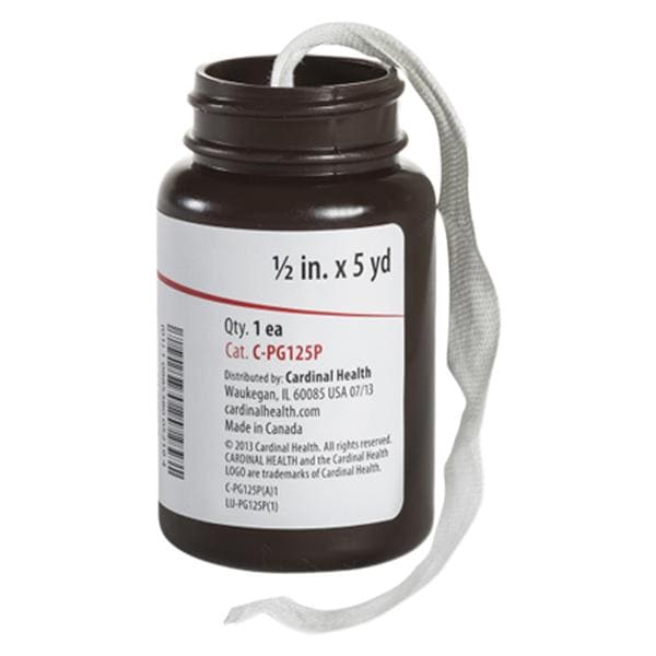 Plain Gauze Packing Strip 1/2"x5yd Sterile Not Made With Natural Rubber Latex, 12 EA/CA