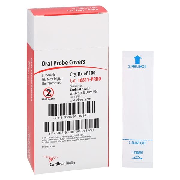 Probe Cover Disposable For Thermometer 100/Bx, 20 BX/CA