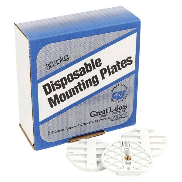 Mounting System High Impact Plastic Disposable Plates 180/Pk