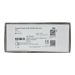 Ceramill Zolid FX Zirconia Disc B3/B4 98x16 Ea