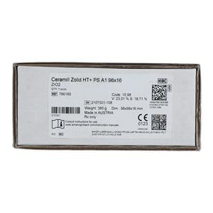 Ceramill Zolid HT+ Zirconia Disc A1 98x16 Ea