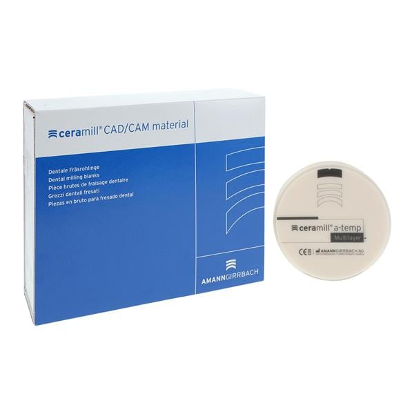 Ceramill A-Temp Multilayer Stained PMMA Gradient Disc 0/A1 98x14 1/Bx