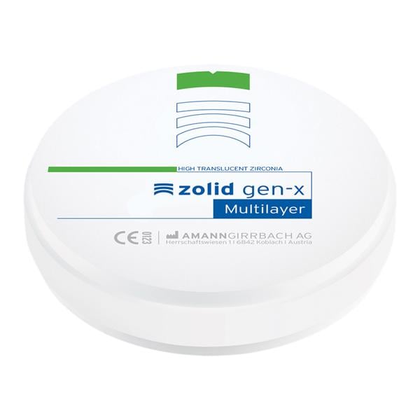 Zolid Gen-X Zirconia Disc B4 98x12 Ea product image