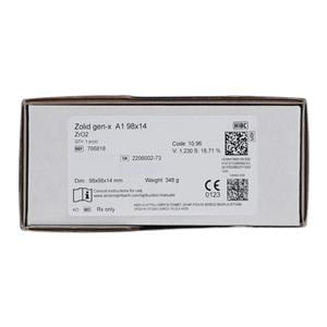 Zolid Gen-X Zirconia Disc A1 98x14 Ea