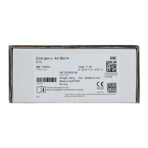 Zolid Gen-X Zirconia Disc A4 98x14 Ea