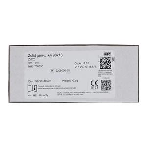 Zolid Gen-X Zirconia Disc A4 98x18 Ea