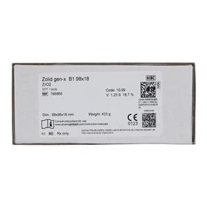 Zolid Gen-X Zirconia Disc B1 98x18 Ea