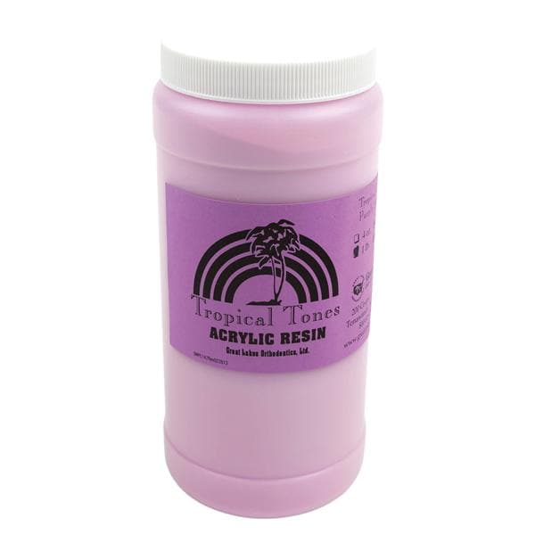 Tropical Tones Orthodontic Resin Acrylic Polymer Sunset Purple 1Lb/Ea