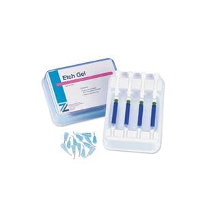 40% Phosphoric Acid Syringe Etching Gel 1.2 mL Complete Kit 4/Pk