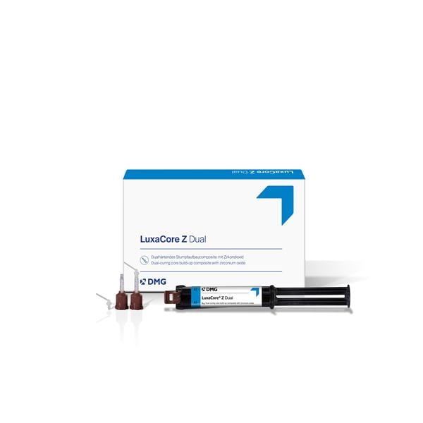 LuxaCore Z Dual Smartmix Core Buildup 9 Gm Light Opaque Syringe Kit