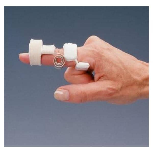 Rolyan Sof-Stretch Long Coil Extension Set Splint Finger Size Large