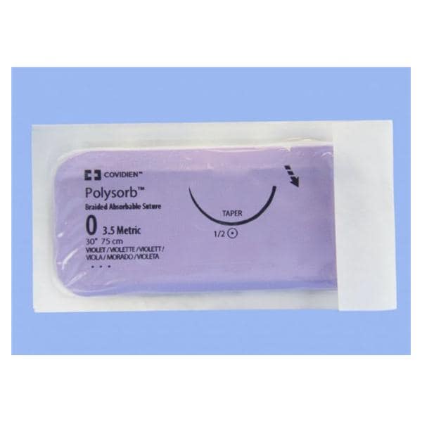 Polysorb Suture 0 30" Polyester Braid GS-21 Violet 36/Ca