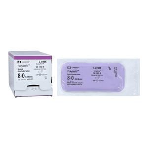 Polysorb Suture 8-0 12" Polyester Braid SE-140-8/SE-140-8 Violet 12/Ca