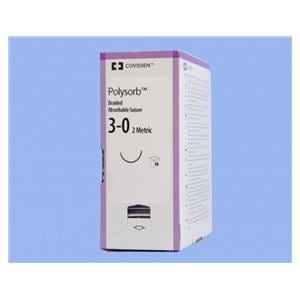Polysorb Suture 3-0 30" Polyester Braid CV-23 Violet 36/Ca