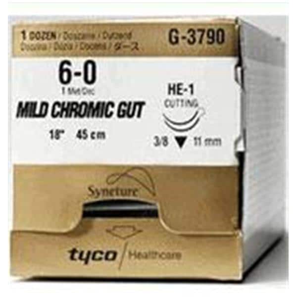 Surgigut Suture 5-0 30" Chromic Gut Monofilament C-13 Undyed 36/Pk