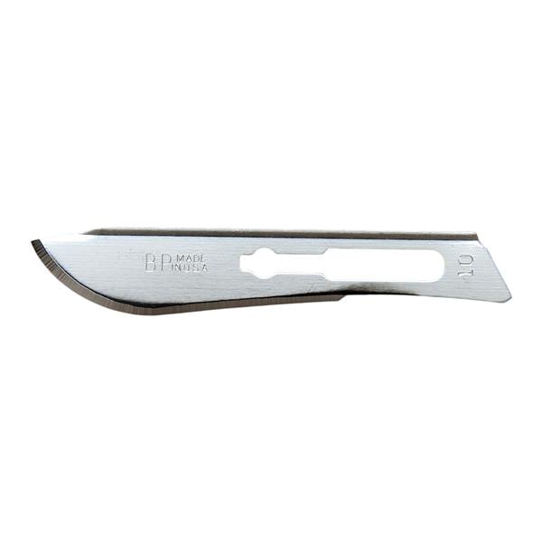 Bard-Parker Safety Lock Carbon Steel Sterile Surgical Blade Size 10 Disp 150/Ca