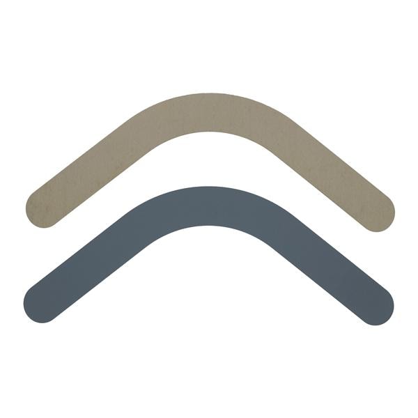 Slick Bands Regular Bands, Right-Curve, Gray, 100/Pk, SMT400H10 - Slick Bands Regular Bands, Right-Curve, Gray, 100/Pk, SMT400H10 - Image 1