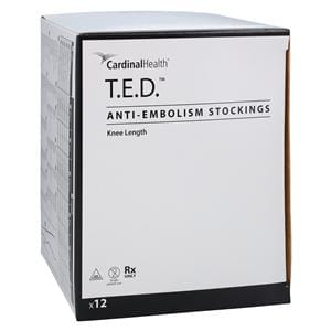 T.E.D. Anti-Embolism Stocking Knee High XL/Long 46cm Green