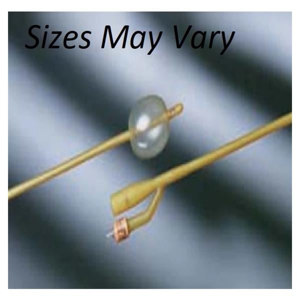 Lubricath 2-Way Foley Catheter Medium Coude Tip Hydrphlc Plymr Ct Ltx 16Fr 30cc